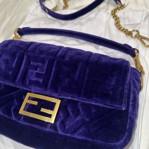 Rare Fendi velvet bag